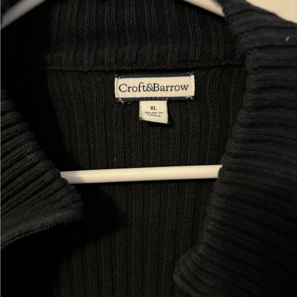 Croft & Barrow Zip up jacket. Mock collar. Light.‎ XL - Picture 2 of 15